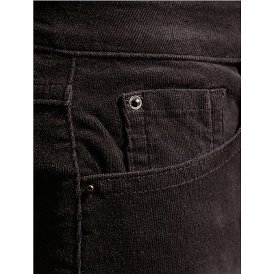 Брюки из эластичного микро-вельвета