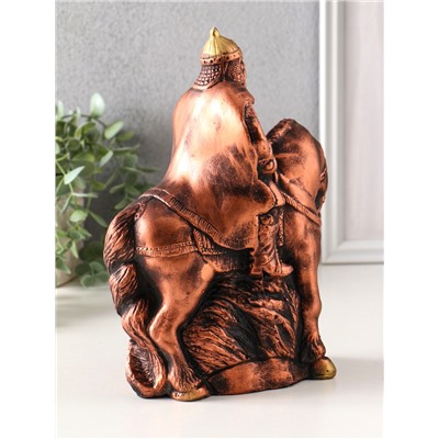 Фигура гипс «Всадник на лошади с мечом», 25×19×11 см