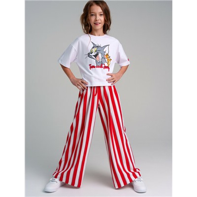 Брюки трикотажные для девочек