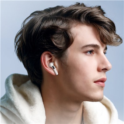 Беспроводные Bluetooth-наушники Borofone TWS BW76 ANC с экраном (white)