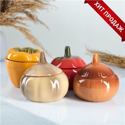 УЦЕНКА Набор горшков «Веселая семейка», 3×0.25 л, нет крышки