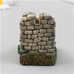 Фигурка для флорариума полистоун «Водяная мельница», 5.5×5.5×7.5 см