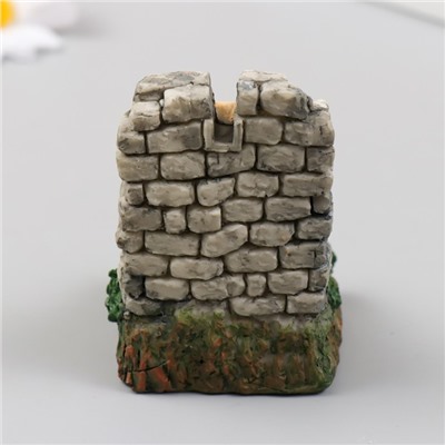 Фигурка для флорариума полистоун «Водяная мельница», 5.5×5.5×7.5 см
