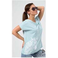 Футболка "Зебра" ментол