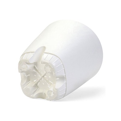 Горшок для цветов «Гранд», 28 л, d=37 см, h=38 см, пластиковый, с прикорневым поливом, белый