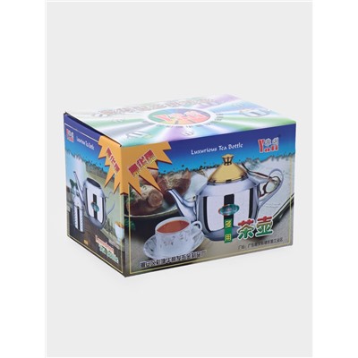 Заварочный чайник «Альваро», 500 мл, металлическое сито, нержавеющая сталь, фиксированная ручка