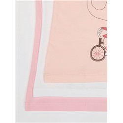 4430 Майка для девочек многоцвет (BAYKAR)