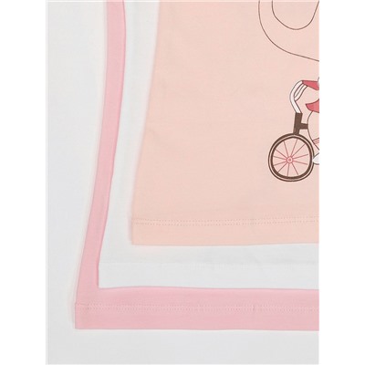 4430 Майка для девочек многоцвет (BAYKAR)