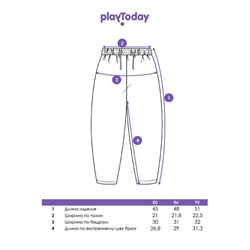 Брюки детские трикотажные для девочек