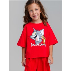 Фуфайка трикотажная для девочек (футболка)