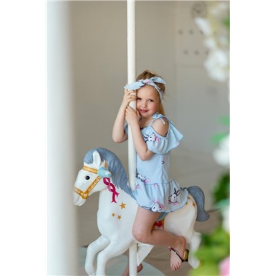 Сарафан 5114 детский (Голубой)