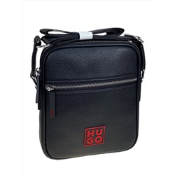 Сумка мужская из натуральной кожи, цвет черный