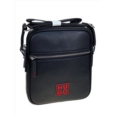 Сумка мужская из натуральной кожи, цвет черный