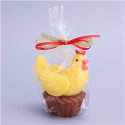 Свеча декоративная «Курочка в корзинке»