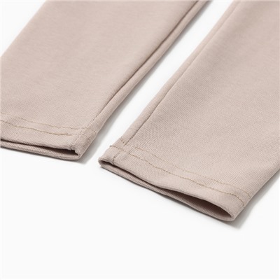 Комплект для девочки (майка и велосипедки) MINAKU, бежевый, рост 140 см