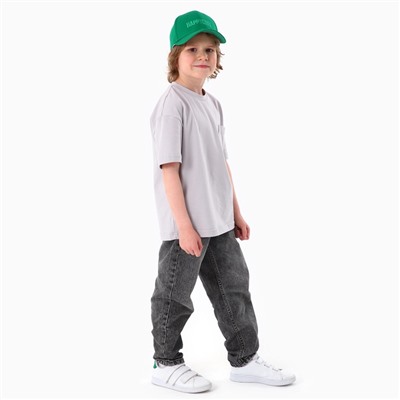 Кепка детская для мальчика Happycore, цвет зелёный, р-р 52-54, 5-7 лет