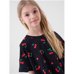 Комплект трикотажный для девочек: брюки (легинсы укороченные), фуфайка (футболка)