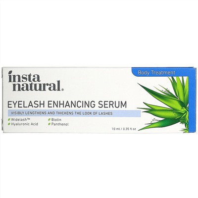 InstaNatural, сыворотка для роста ресниц, 10 мл (0,35 жидк. унции)