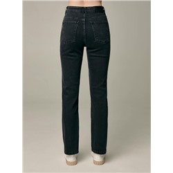 CONTE CON-595 Классические джинсы straight c карманом из экокожи