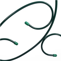 Шпалера, 217×55×1 см, металл, зелёная, «Эска»