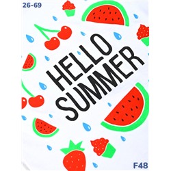 Футболка F48 белый