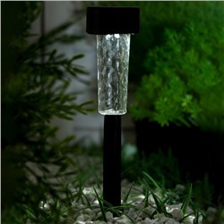 Садовый светильник на солнечной батарее «Трапеция», 5.5×34×5.5 см, 1 LED, свечение белое