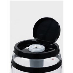 Пивной бочонок «Банный», колба 3 л, ёмкость для льда, подсветка, пластик, чёрный