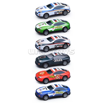 Набор машин "Спортивная полиция" в пакете