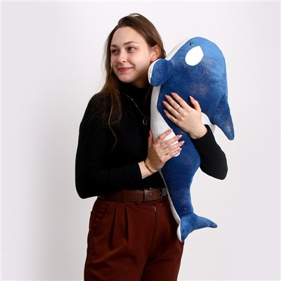 Мягкая игрушка «Косатка», 80 см, цвет синий