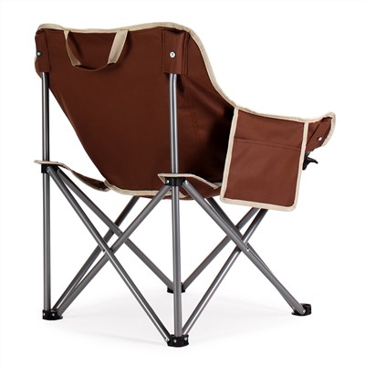 Стул складной с органайзером КОРИЧНЕВЫЙ № 9 67х28х39 /уп6/