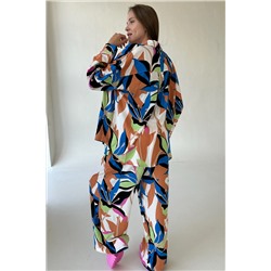 Костюм женский  SET001/15/Розовый, черный