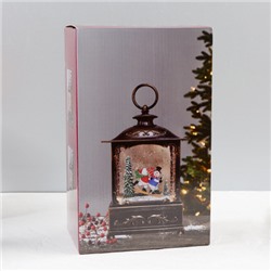 Светильник настольный новогодний 14х8х27 см / NG206-27 /уп 12/ музыкальный