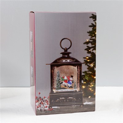 Светильник настольный новогодний 14х8х27 см / NG206-27 /уп 12/ музыкальный