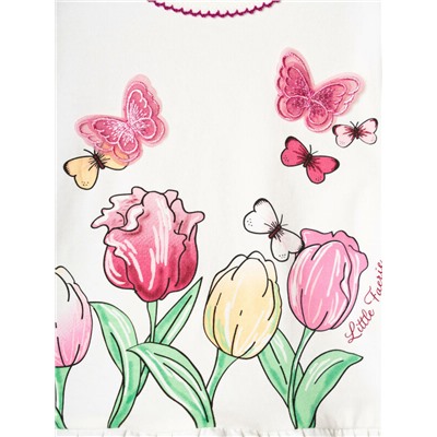 Джемпер детский трикотажный для девочек (футболка)