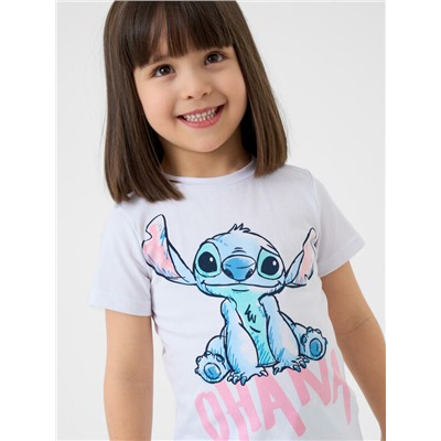 Комплект трикотажный для девочек: фуфайка (футболка), брюки