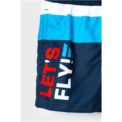 Шорты текстильные плавательные для мальчиков, длинные PLAYTODAY, 1239688