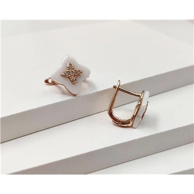 Серьги с керамикой