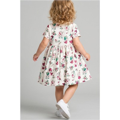 Платье-боди детское трикотажное для девочек PLAYTODAY, 1240121