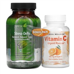 Irwin Naturals, Stress-Defy, 84 Liquid Soft-Gels