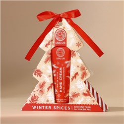 Крем для рук новогодний URAL LAB Winter Spices, 30 мл, аромат зимних пряностей
