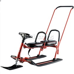 Игрушка Снегокат детский 505 "TWINS BABY PUSH" для двоих (Красный)