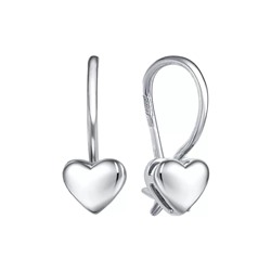 Серьги из серебра без вставки, Л-22334