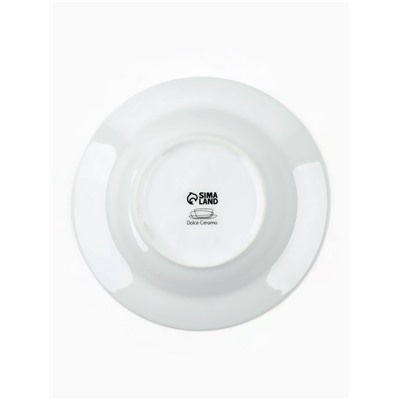 Тарелка новогодняя суповая «Новогодние истории», d=21 см