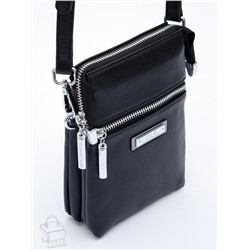 Сумка женская кожаная 0782CH black Polina&Eiterou  в Новосибирске