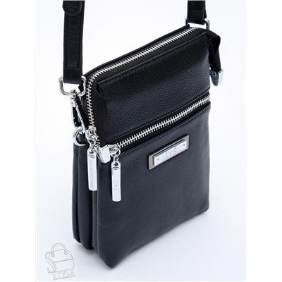 Сумка женская кожаная 0782CH black Polina&Eiterou  в Новосибирске