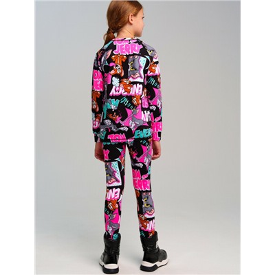 Термокомплект трикотажный для девочек: брюки, толстовка