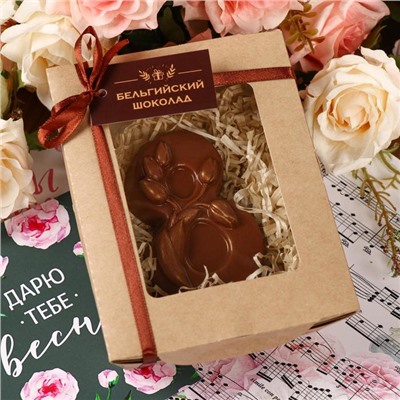 Шоколадная фигурка «8 марта Тюльпаны», 80 г