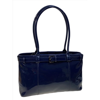 Женская сумка из натуральной кожи, цвет  синий