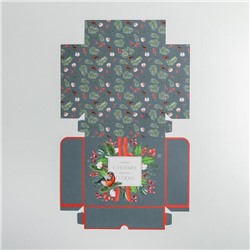 Упаковка для кондитерских изделий «С Новым годом!», 20×17×6 см