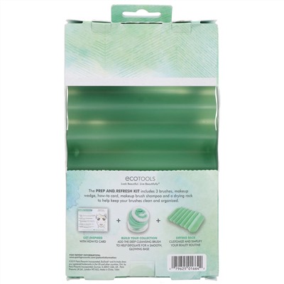 EcoTools, Prep and Refresh Beauty Kit, набор из 6 компонентов